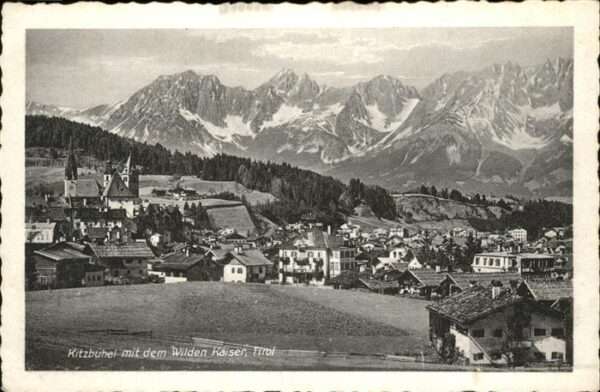 Kitzbuehel Tirol Gesamtansicht Wilder Kaiser