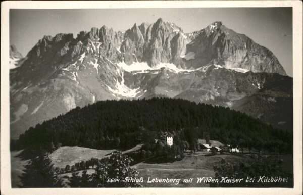 Kitzbuehel Tirol Schloss Lebenberg wilder Kaiser
