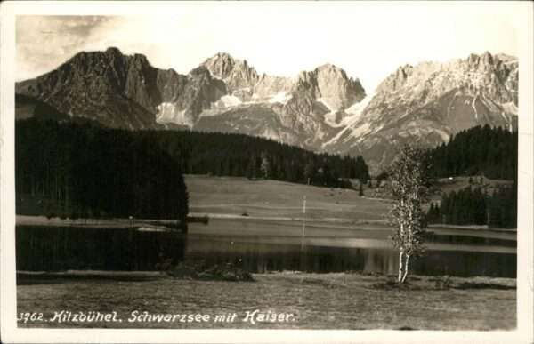 Kitzbuehel Tirol Schwarzsee Kaiser