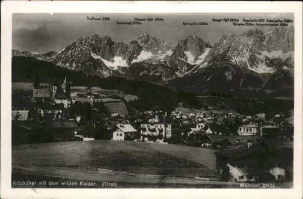Kitzbuehel Tirol Gesamtansicht Wilder Kaiser