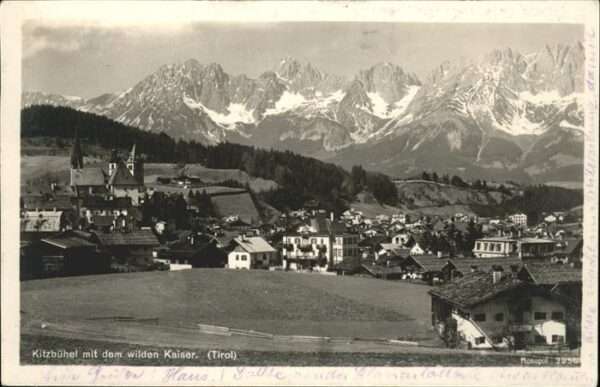 Kitzbuehel Tirol Gesamtansicht Wilder Kaiser