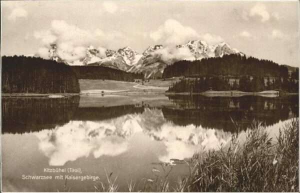 Kitzbuehel Tirol Schwarzsee Kaisergebirge