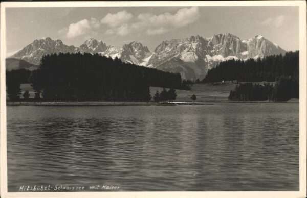 Kitzbuehel Tirol Schwarzsee Kaiser