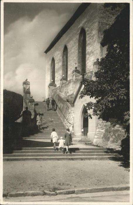 Kitzbuehel Tirol Kirchenaufgang