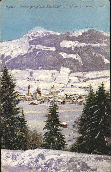 Kitzbuehel Tirol Panorama Horn