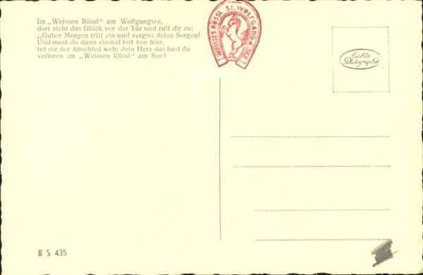 St Wolfgang Wolfgangsee Weisses Rössl – Bild 2