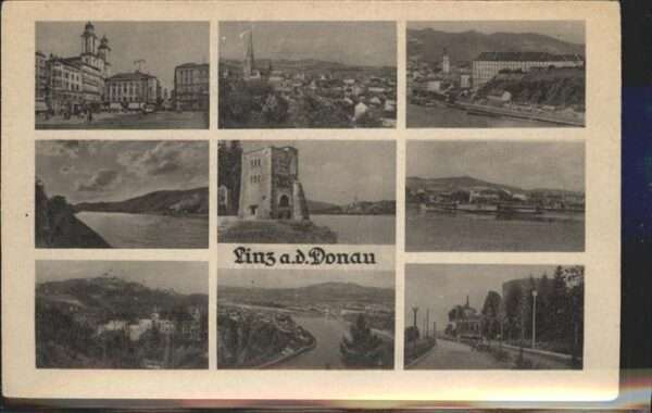 Linz Donau Ortsansichten