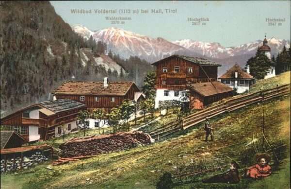 Wildbad Voldertal Teilansicht Walderkamm Hochglück