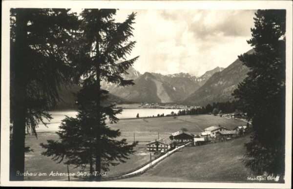 Buchau Achensee Panorama
