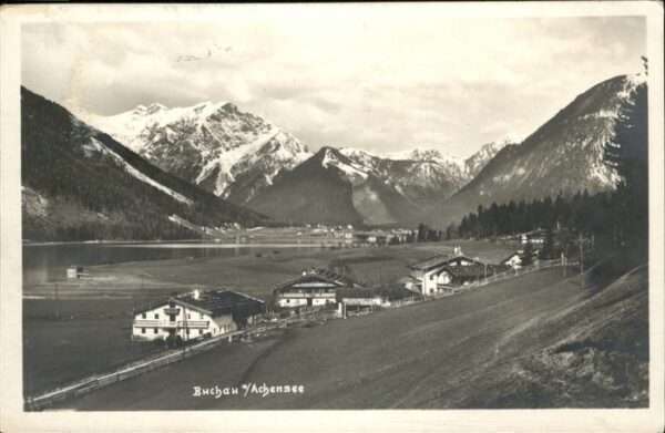Buchau Achensee Panorama