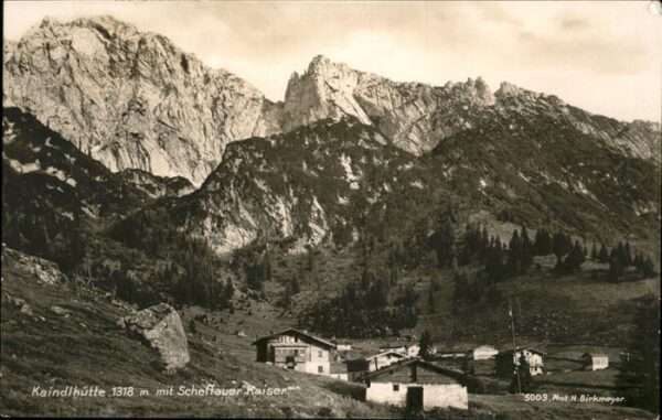 Kaindlhuette Scheffauer Kaiser