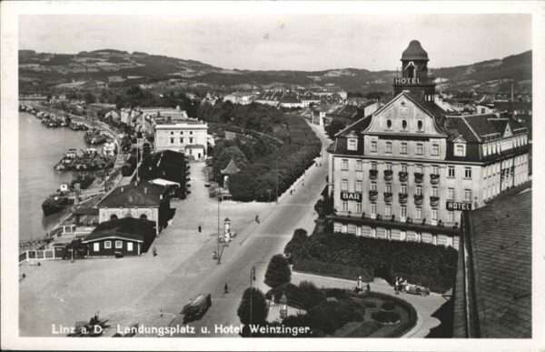 Linz Donau Landungsplatz Hotel Weinzinger