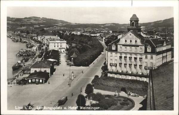 Linz Donau Landungsplatz Hotel Weinzinger