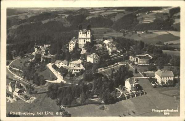 Linz Donau Pöstlingberg Luftbild