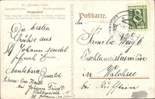 St Johann Tirol Postgasthof – Bild 2