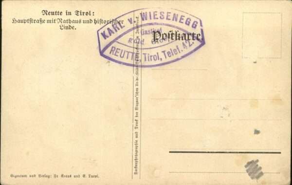 Reutte Tirol Hauptstraße Rathaus – Bild 2