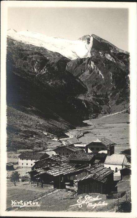 Hintertux Zillertal Panorama