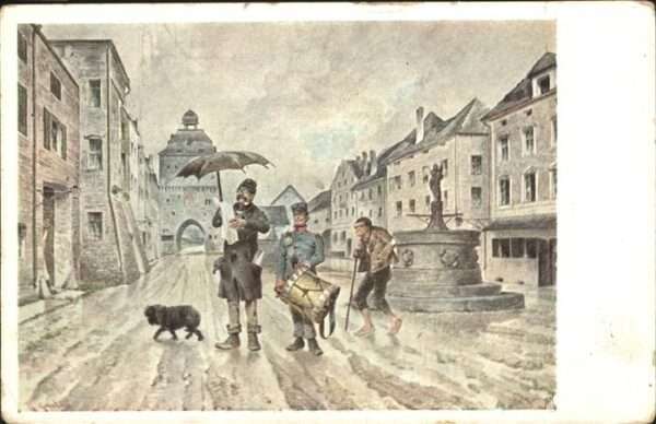 Linz Donau Künstlerkarte