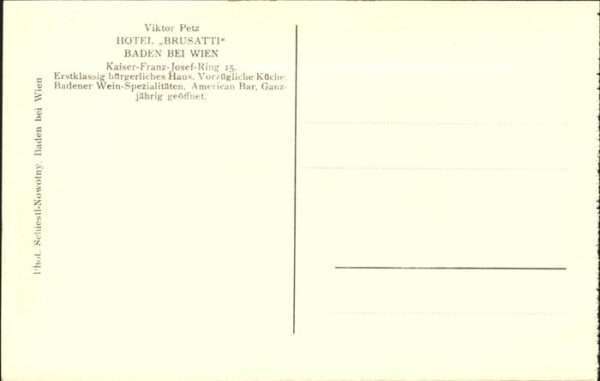 Baden Wien Hotel Brusatti – Bild 2