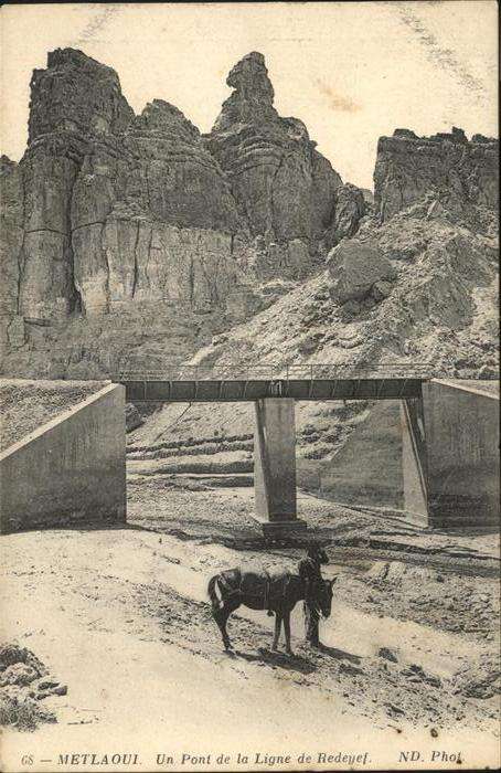 Metlaoui esel Pont Ligne Redeyef
