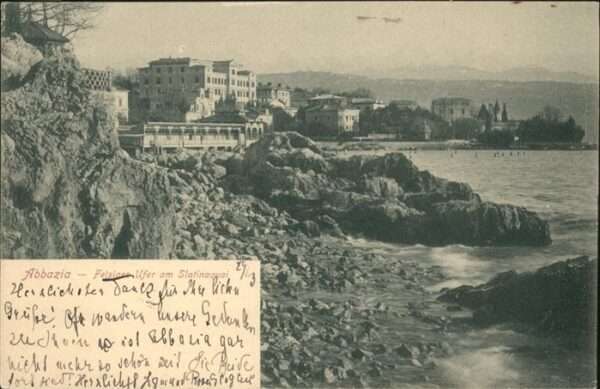 Opatija Abbazia Felsiges Ufer Slatinaquai