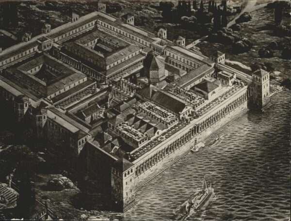 Split Spalato Rekonstruktion des Diocletianspalastes