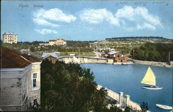 Cigale Seebad Schiff