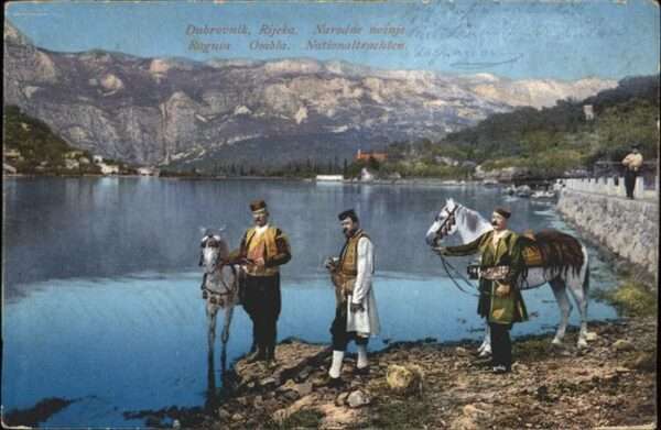 Ragusa Nationaltrachten Pferd