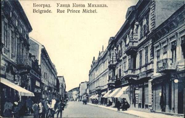 Belgrad Serbien Rue Prnice Michel