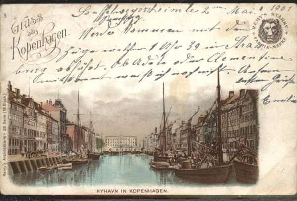 Kopenhagen Nyhavn Schiff