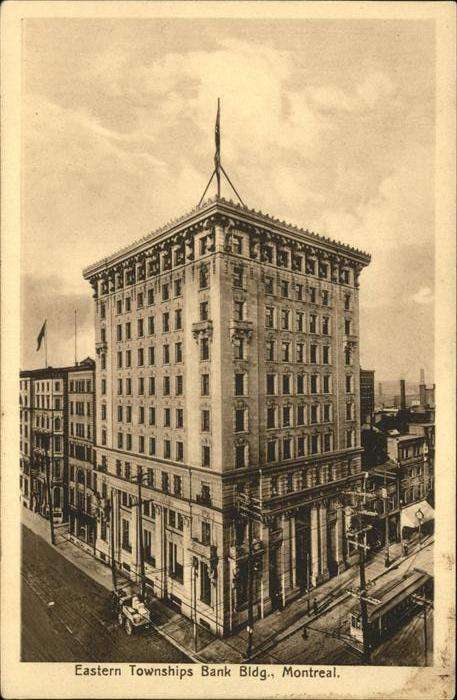 Montreal Quebec Eastern Townships Bank Building Strasse