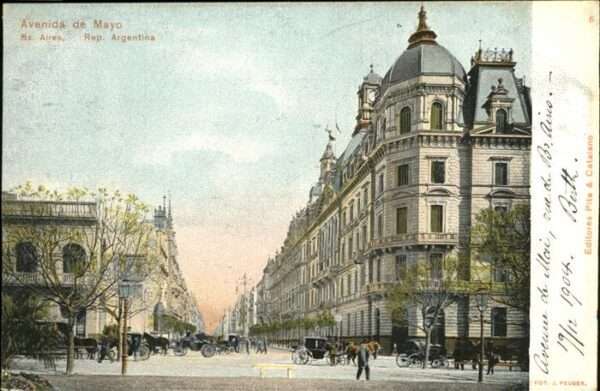 Buenos Aires Avenida de Mayo Kutsche
