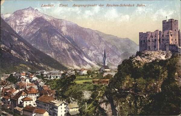 Landeck Tirol Reschen Scheideck Bahn