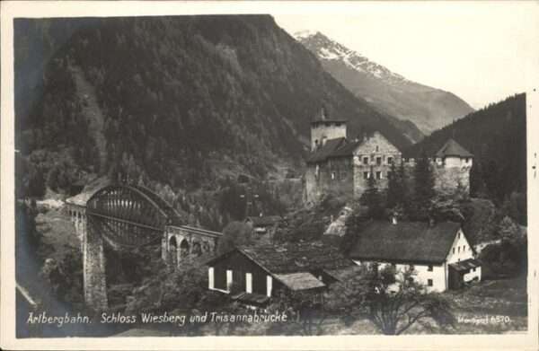 Trisannabruecke Arlbergbahn Schloss Wiesberg