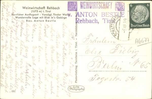 Rehbach Tirol Schönkahler – Bild 2