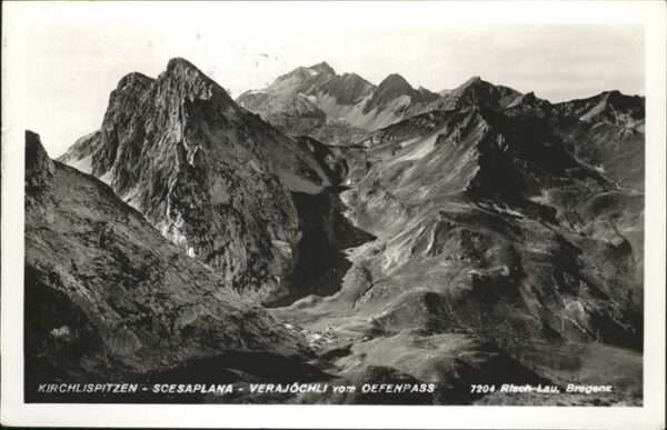 Scesaplana Kirchlispitzen Verajöchli Oefenpass