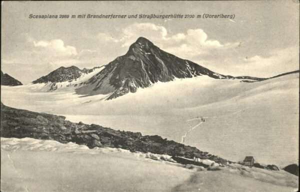 Scesaplana Brandnerferner Strassburgerhüüte