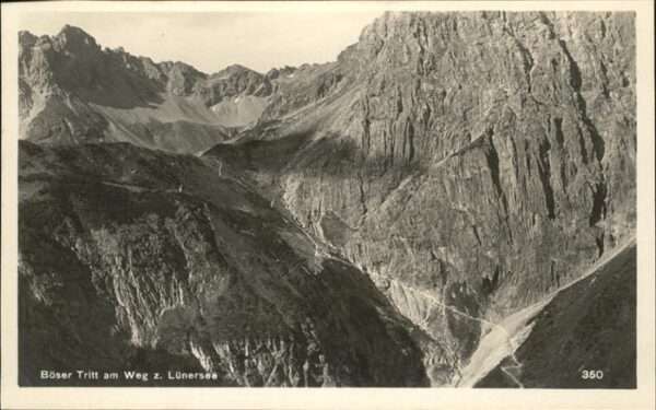 Vandans Vorarlberg Böser Tritt am Weg