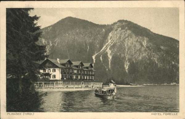 Plansee Hotel Forelle Schiff