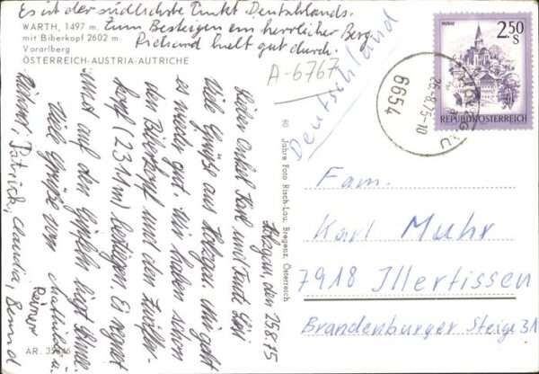 Warth Vorarlberg Biberkopf – Bild 2