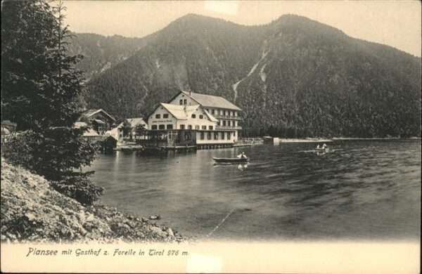 Plansee Gasthof Forelle Boot
