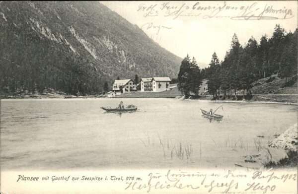 Plansee Gasthof Seespitze Boot