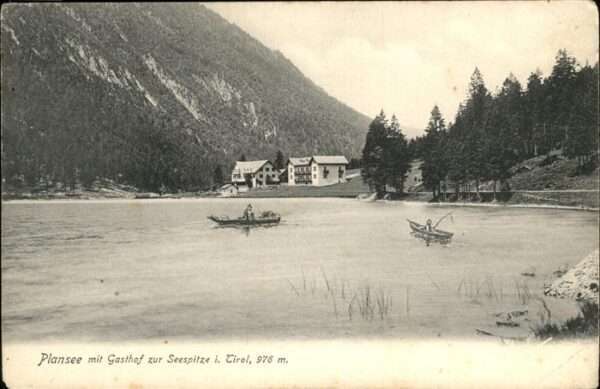 Plansee Gasthof Seespitze Boot