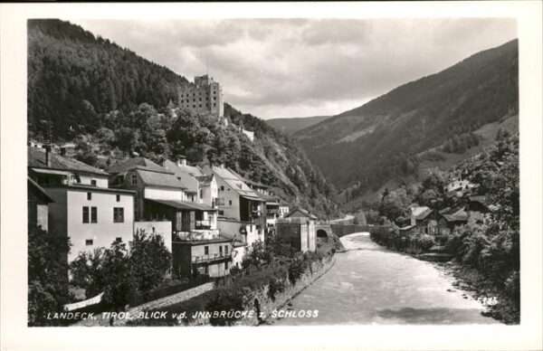 Landeck Tirol Innbrücke Schloss