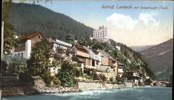 Landeck Tirol Schloss Innschlucht Brücke