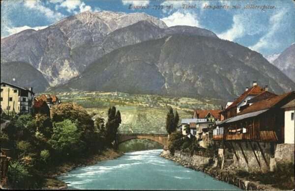 Landeck Tirol Inn Brücke Silberspitze