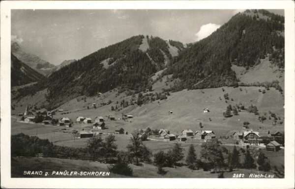 Brand Vorarlberg Panüler Schrofen