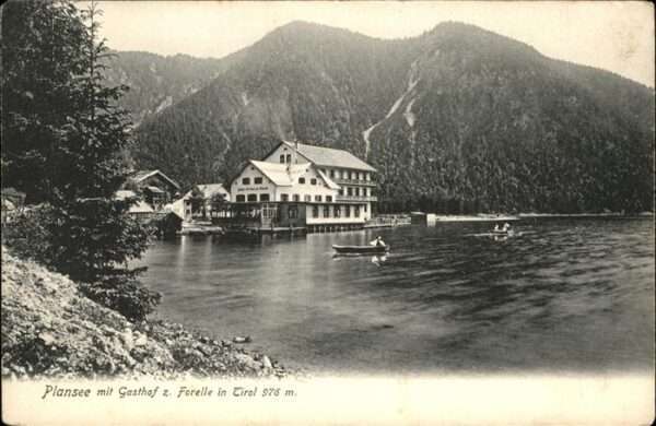 Plansee Gasthof Forelle Boot