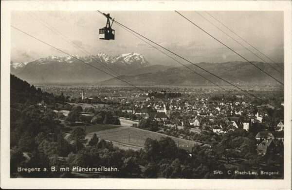 Bregenz Vorarlberg Pfänderseilbahn