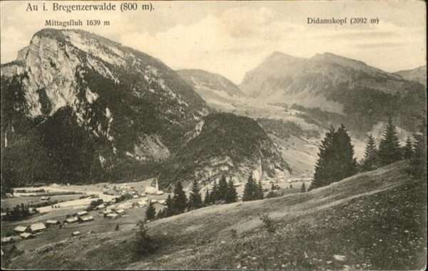 Au Vorarlberg Mittagsfluh Didamskopf